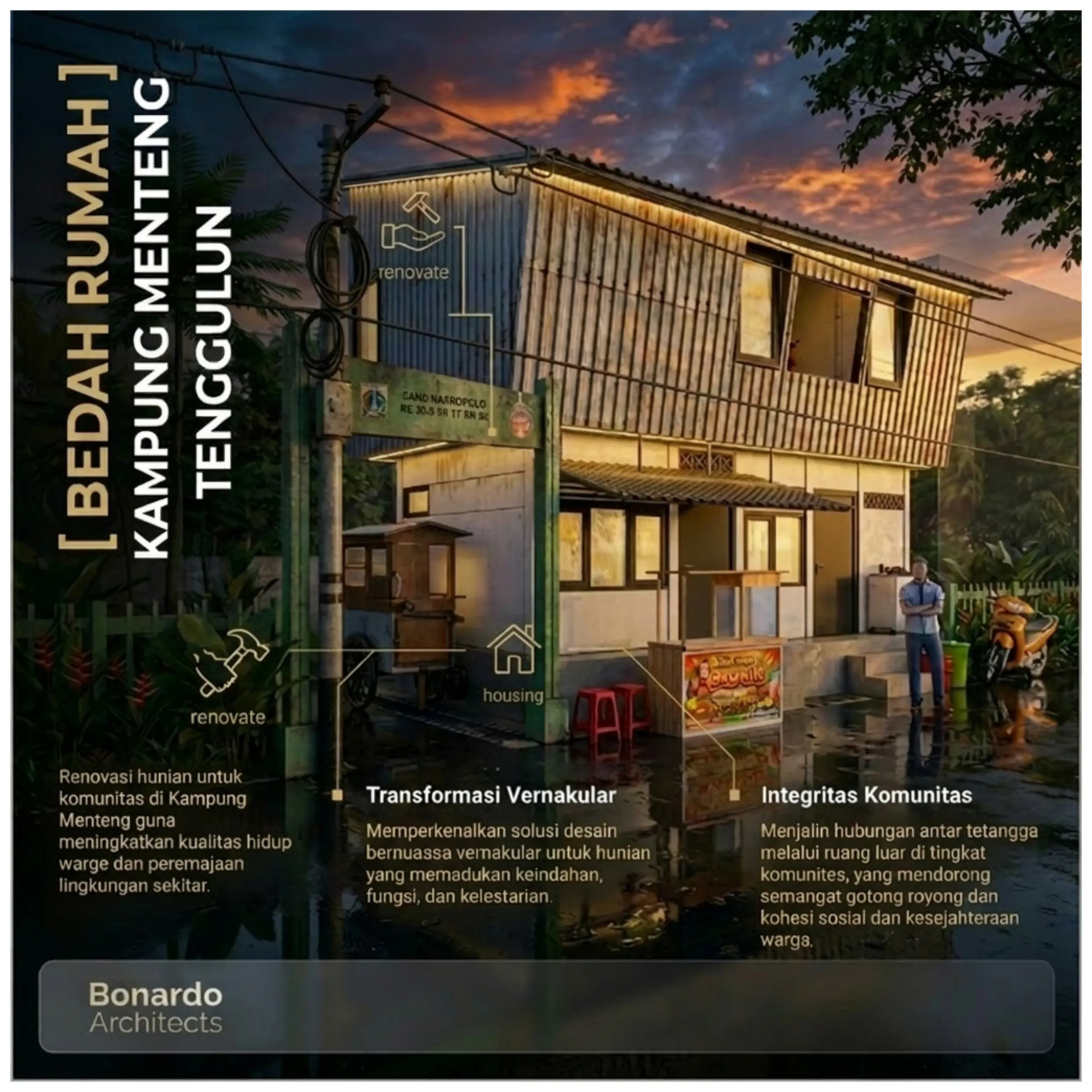 Bedah Rumah Kampung Menteng Tenggulun