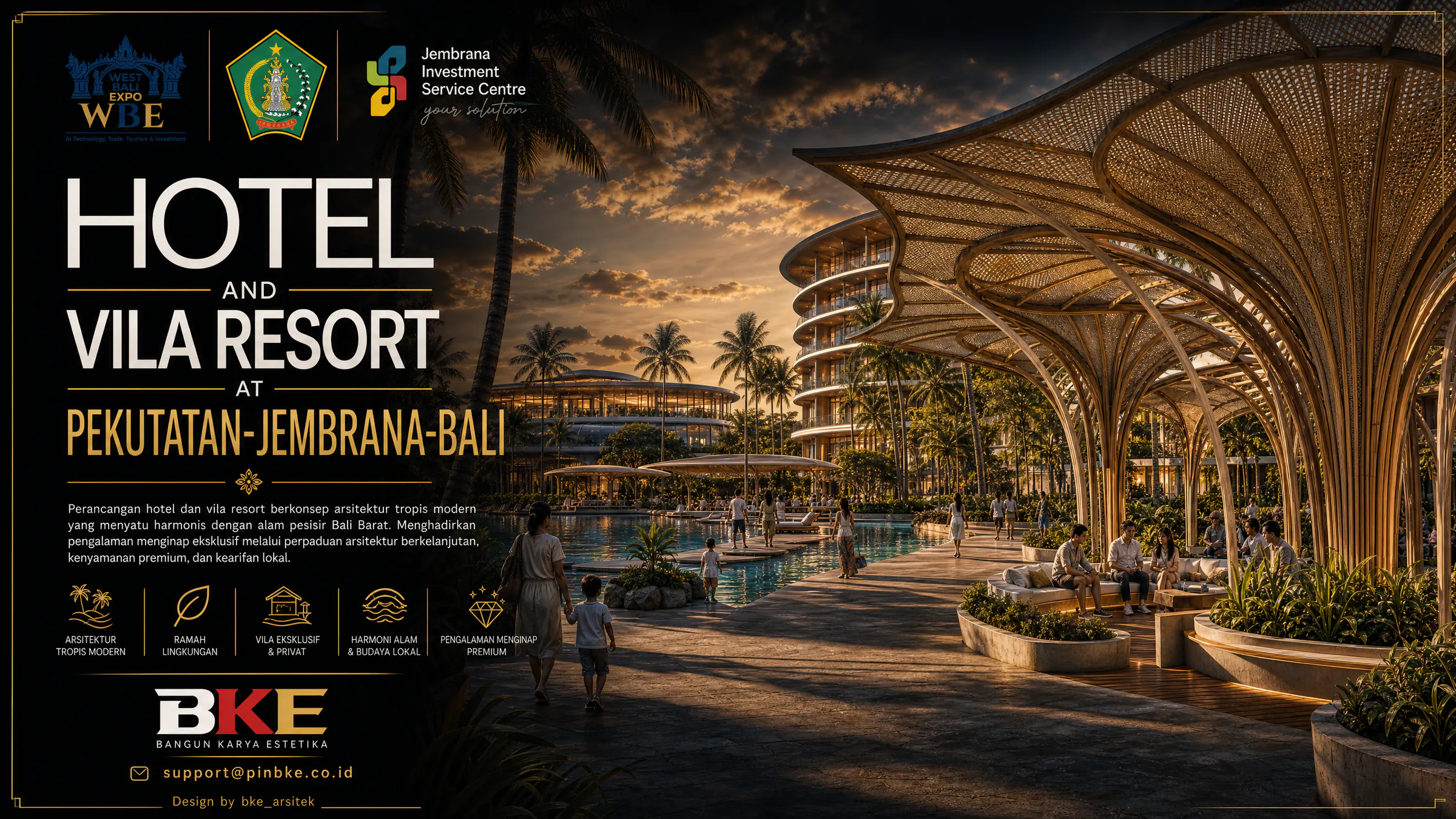 Hotel and Vila Resort at Pakutatan, Jembrana-Bali