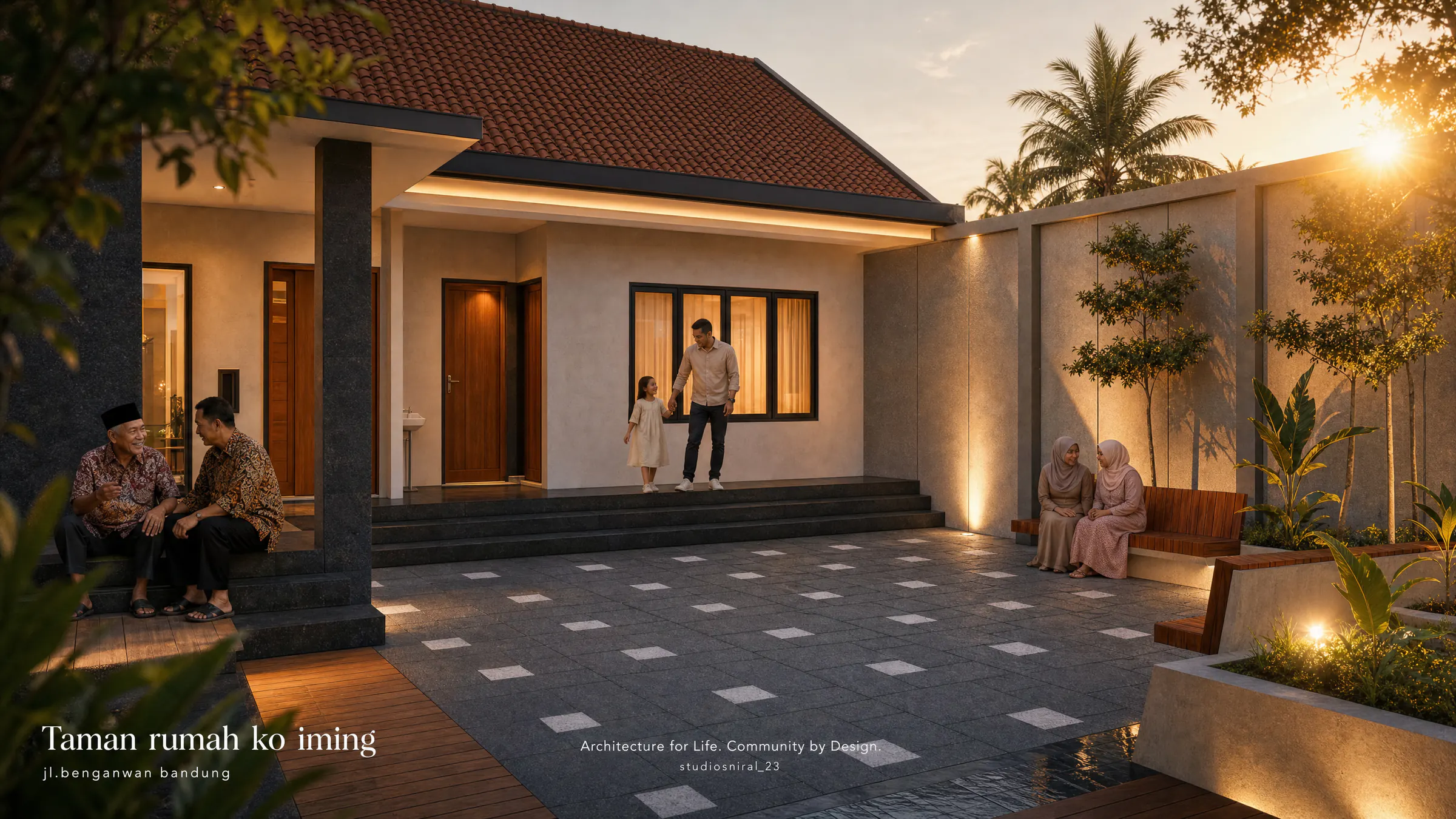 Taman rumah ko iming