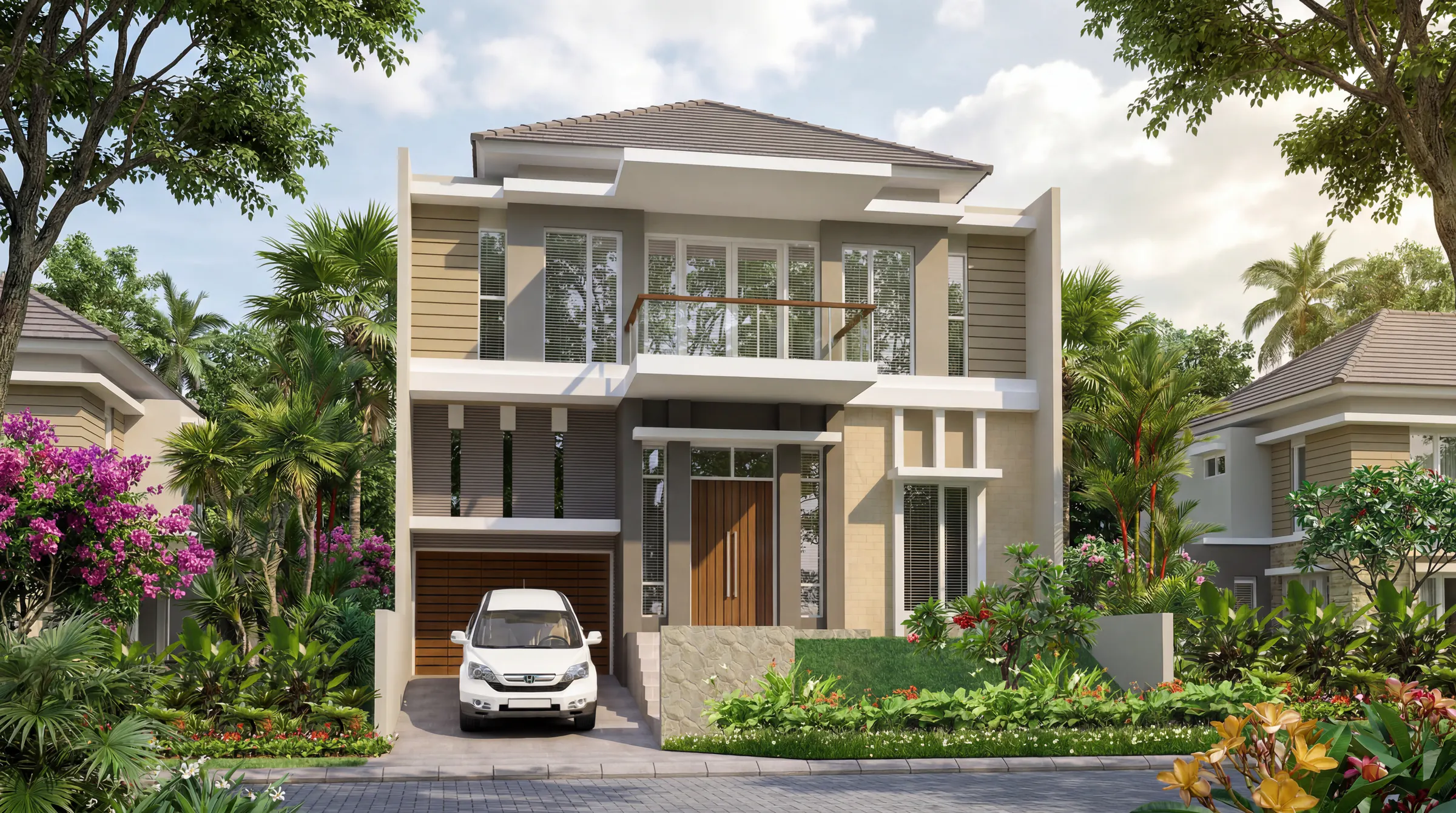 Desain Rumah Tinggal Kotamadya Makassar, Sulawesi Selatan