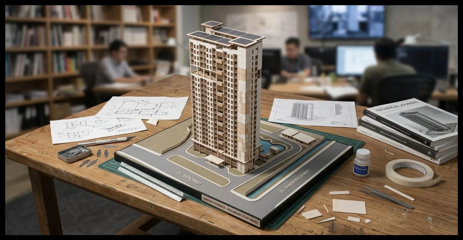 Dari maket ke gambar 3D