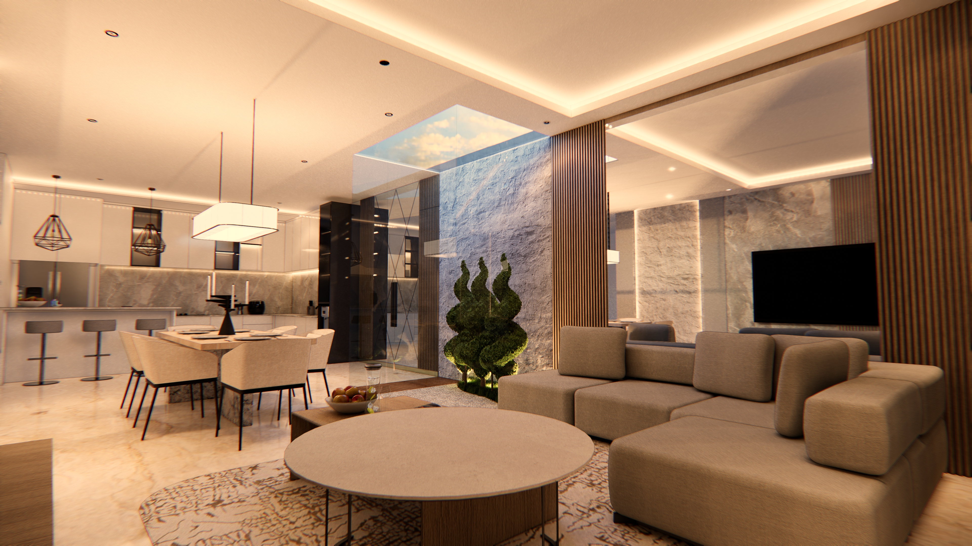 THE DIOR PRIVATE RESIDENCE — Japandi Living Space
