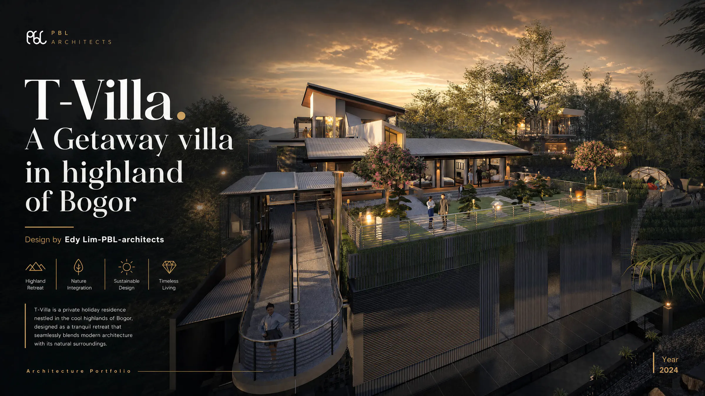 T-Villa, a getaway villa in highland of Bogor