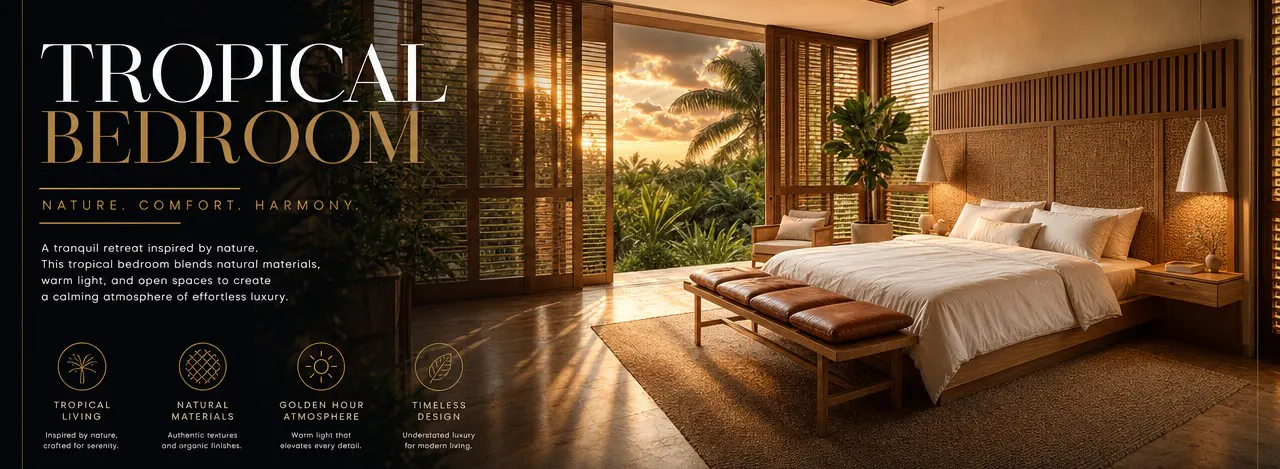 Tropical Bedroom