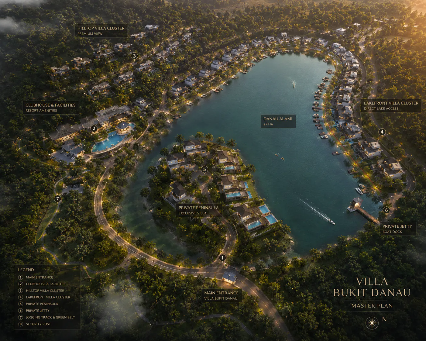 Sinergi Keselarasan Alam Villa Bukit Danau Cipanas Cianjur