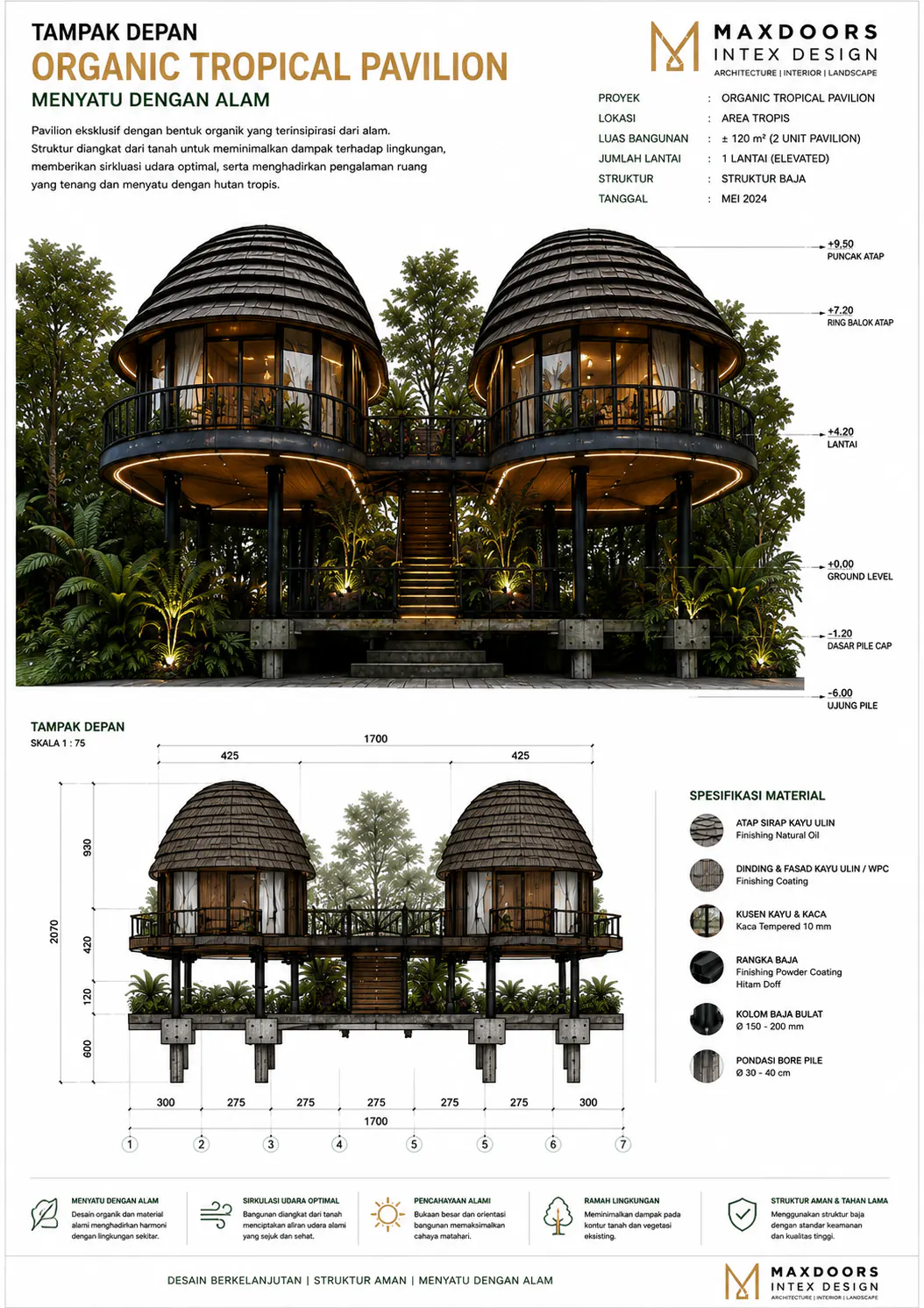 Organic Tropical Pavilion