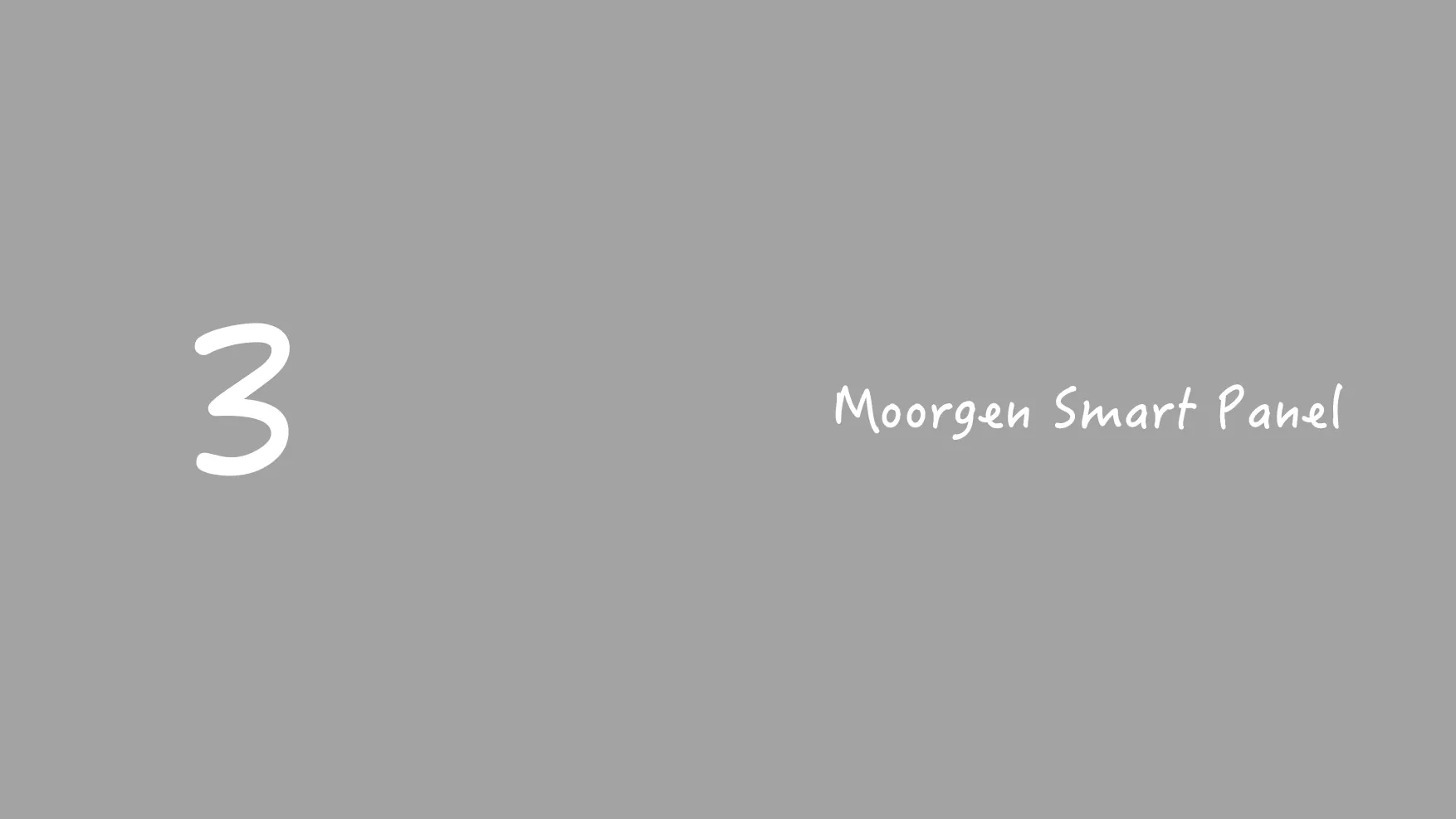 MOORGEN-SMART PANEL