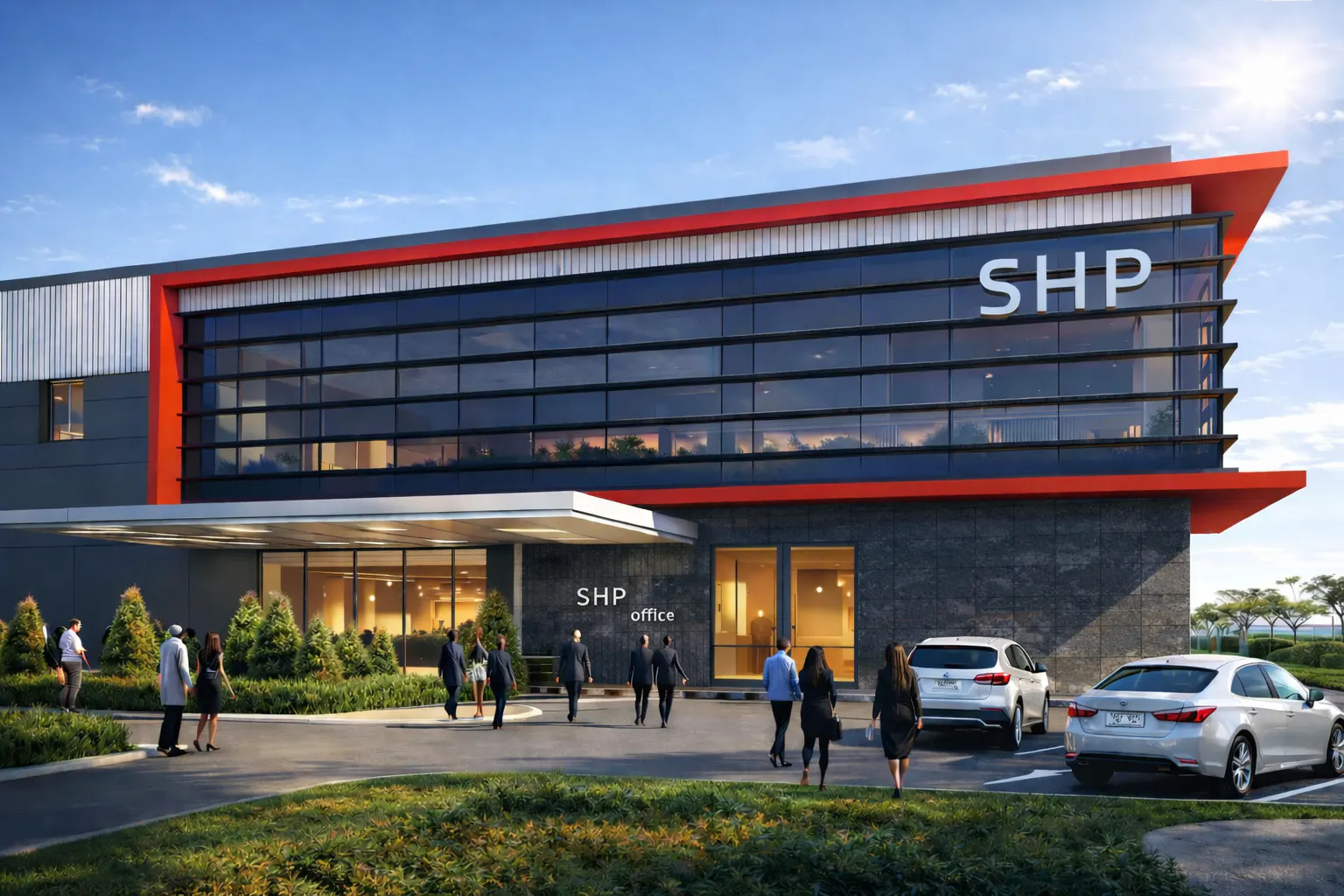 Interior Office Factory SHP Tech Indonesia