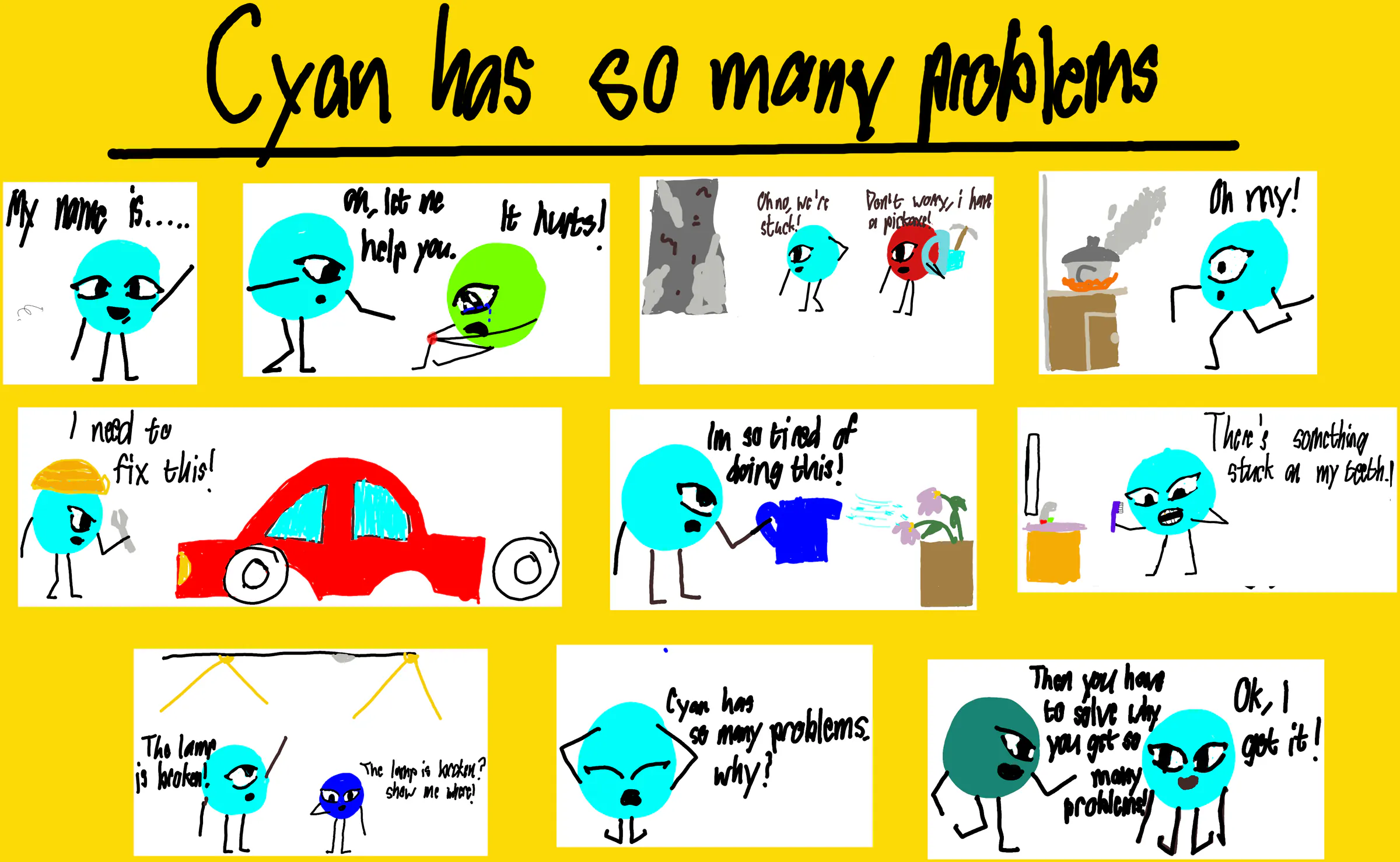 CYAN HAS SOMANY PROBLEMS