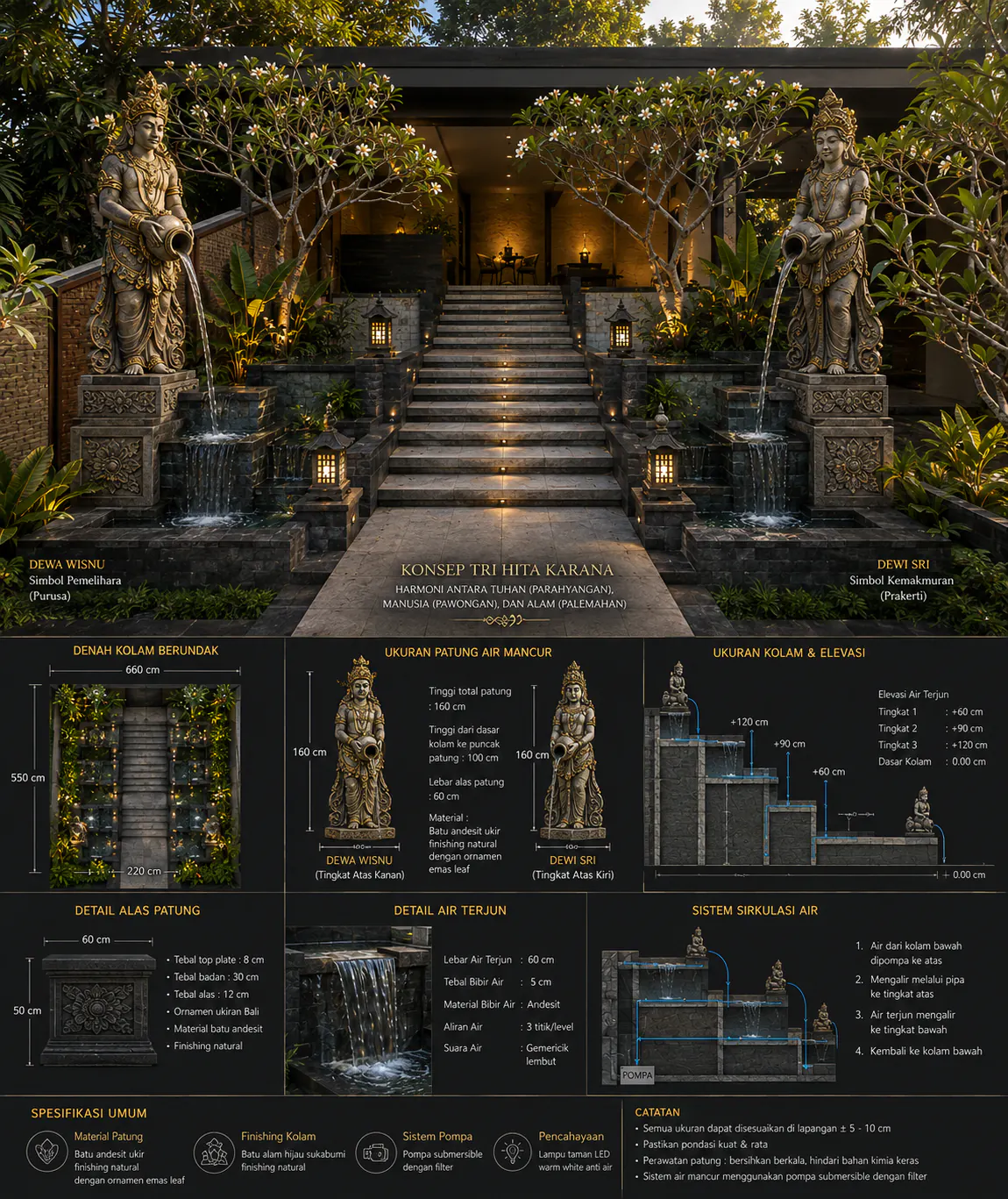 patung/ statue untuk kebun dan kolam